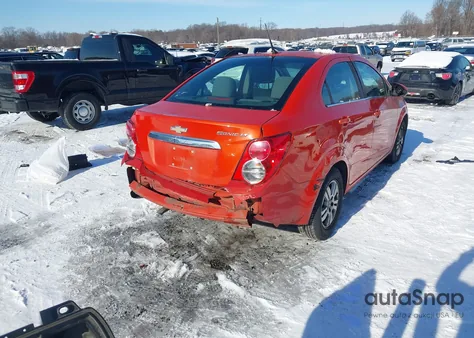 2013 Chevrolet Sonic Lt Auto from USA, damaged, VIN 1G1JC5SHXD4149860